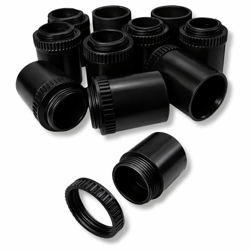 20mm PVC Male Conduit Adaptor Black– Pack of 10