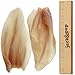 Jack&Pup Natural Cow Ears for Dogs - Cow Ear Dog Treats, Thick Cut, Single Ingredient, High Protein, Pig Ear Alternative Dog Treats - Cow Ears for Small and Large Dogs (15 Pack)