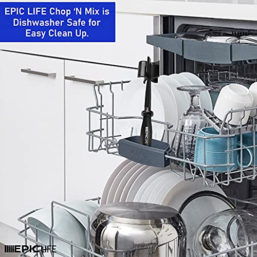 EPIC LIFE DURABLE Meat/Potato Masher, High Heat Resistant Nylon