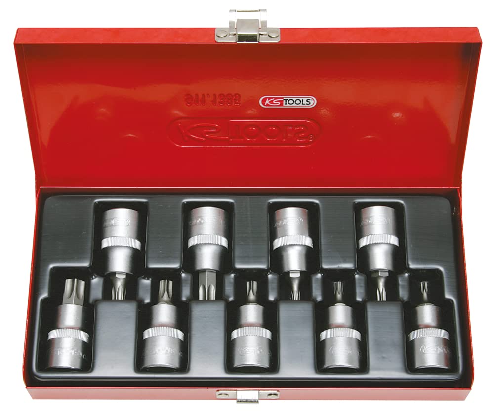 KS Tools 1/2 922.1890 9-Piece Socket Set Torx Screwdriver T20 - T60