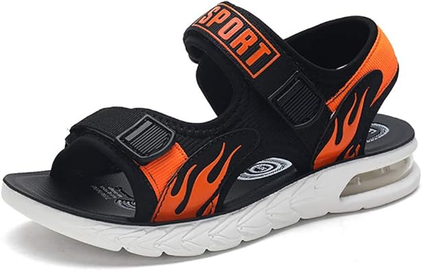 Amazon Lancheng サンダル キッズ 子供靴 ビーチ 男の子 女の子 夏 水陸両用 ビーチサンダル 軽量 柔軟 滑り止め 通学履き カジュアルシューズ 通気性 屈曲性 クッション性 マジックテープ付き 人気 ファッション Lancheng サンダル