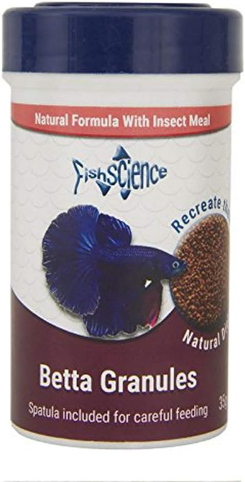 FishScience Betta Fish Food Granules Food 35g, 35 g (Pack of 1)