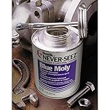 Never-Seez NBBT-16 Blue Moly Anti-Seize Compound, -150 Degree F Lower Temperature Rating to 1500 Degree F Upper Temperature Rating, 1 lb. Brush Top Can