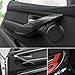 Chenghuaguo 4Pcs Interior Door Handle Cover Trim for BMW 3 Series F30 F34 2013~2018 Carbon Fiber Look Interior ABS Trim Handle Sticker