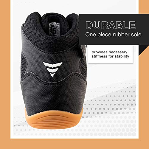 Core Wrestling Shoes High Traction Combat Sport Footwear Durable