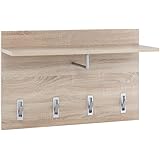 TICAA Begehbarer Kleiderschrank "Corner" Sonoma-Weiß: Amazon.de: Küche