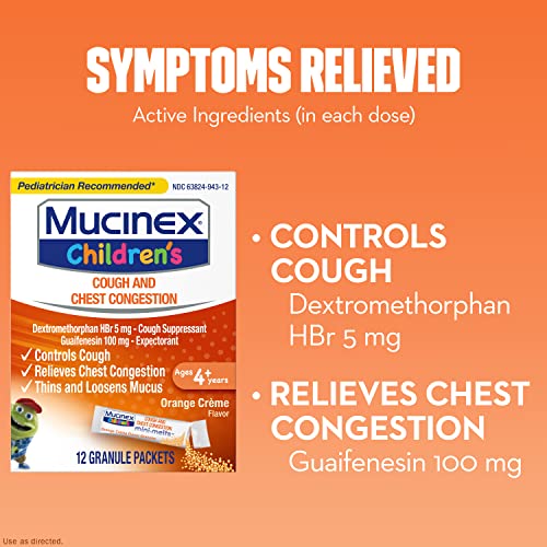 Mucinex Children's Chest Congestion Expectorant and Cough Suppressant