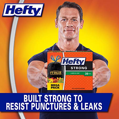 Hefty Strong Lawn and Leaf Trash Bags, 39 Gallon, 38 Count Pricepulse
