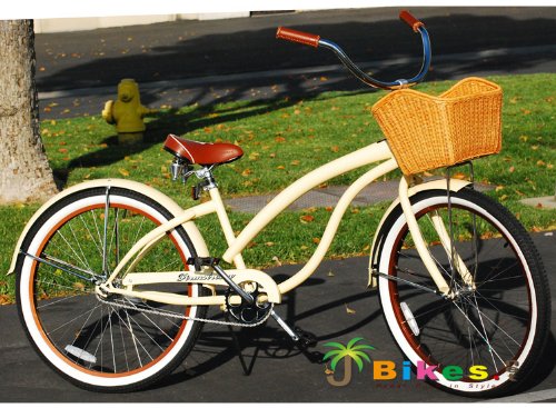 women's beach cruiser bike with basket