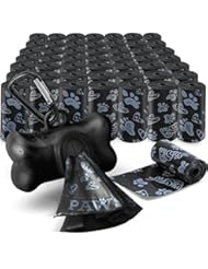 Pet Products: OxGord 1000 Pet Dog Waste Bags for Poop Removal Disposal Heavy Duty with Walk Leash Bone Dispenser and Leash Clip, Disposal – Matte Black - Day to Day Imports Inc.
