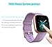Elobeth Compatible Fitbit Versa Screen Protector [6-Pack], Fitbit Versa Accessories LiQuidSkin Full Coverage Screen Protector for Fitbit Versa Watch Clear HD Anti-Bubble Film