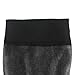 INCHER Women's Durable 10 Pairs Mid-Calf Short Stockings Casual Cushion Thanksgiving Socks Christmas Socks Black