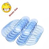Mouth Opener,Muxika 10pcs Dental C-Shape Teeth Whitening Intraoral Cheek Lip Retractor Opener for Adult(Light blue) (M)