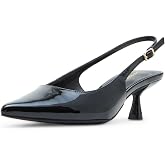 Madden Girl Women's Valeriee Sling-Back Kitten Heel