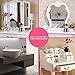 DSCbeauty 5 Holes Holder for Holding 5 Pcs Oval Makeup Brush Set Toothbrush Makeup Brush Kit Drying Rack Oval Brushes Organizer Display Stand Round Clear