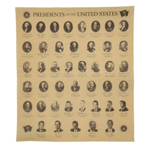 IIV Presidents of the US Antiqued Paper