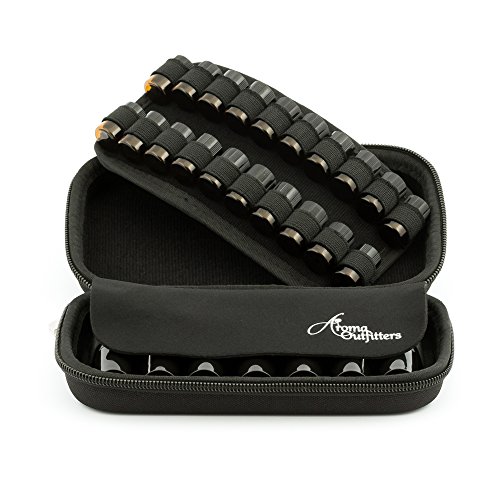 Aroma Outfitters Essential Oil Carrying Case. Premium Storage Protection & Organizer for Roller Bottles. Carry Case Protects up to 14 Roller Balls and Sample Drams - Perfect for Travel (Black) - Thumbnail 7