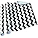 Home-it Self Adhesive Shelf Liner, 18 by 16 Inch, Black Chevron, 2 Pack (Black Chevron)