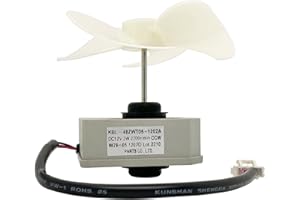 XFYBZN DC12V Refrigerator Evaporator Fan Motor Assembly KBL-48ZWT05-1202A for Frigidaire, Magic Chef Fridge, Omar Refrigerator 2W 2200RPM CCW Replace 5304518492 3059900004