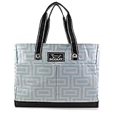 SCOUT Uptown Girl Medium Multi-Pocket Tote Bag, Water Resistant, Zips Closed