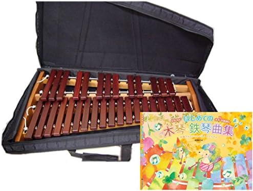 新着 コオロギ シロフォン 高級卓上木琴 曲集セット ソフトケース Eco32