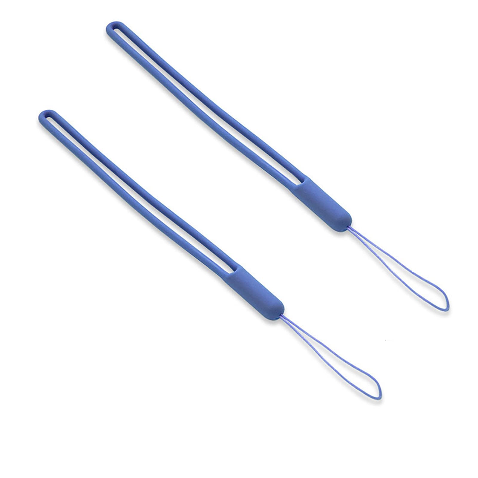 TopHomer Dark Blue 2 PCS Adjustable Colorful Silicone Hand Wrist Strap Lanyard Waterproof for Cell Phone, USB Flash Drive, Mp3, Mp4, Mini Camera