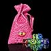 CZYY Drawstring Bag PU Leather Dice Pouch Perfect for RPG, D&D, Game (Rose)
