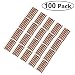AIYUE Pack of 100 Tire Repair Strings, Tire Repair Strings Rubber Strips,Tire Repair Plugs(100mm x 6mm) for Cars