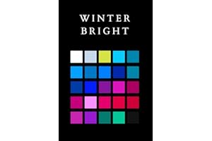 Winter Bright | Palette Armocromia: Quaderno a righe con i sottogruppi delle stagioni