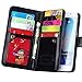 S6 Case, Galaxy S6 Case, Joopapa Samsung Galaxy S6 Wallet Case,Pu Leather Case Magnet Wallet Credit Card Holder Flip Cover Case Built-in 9 Card Slots & Stand Case for Samsung Galaxy S6 (Black)