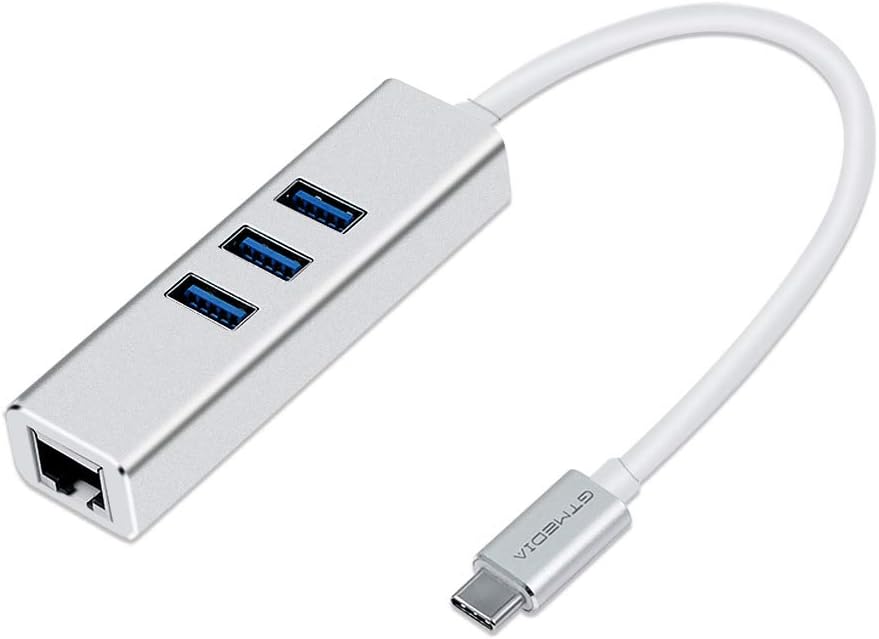 4-in-1 USB C 3.1 Data Transfer Adapter, Gigabit LAN Network Converter Splitter, 4-Ports USB Hub with Ethernet Port 10/100/1000 Mbps Supports Win 7/8/10, Mac OS, Linux, Vista: Computers & Accessories