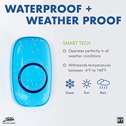 SadoTech Wireless Doorbells for Home Adjustable Volume with 52 Chimes