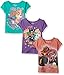 Nickelodeon Girls' Little Girls' Blaze and Paw Patrol 3 Pack T-Shirts, Purple/Coral/Green, 4