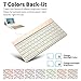 iPad Keyboard Case for iPad Pro 10.5 inch, KVAGO Stylish Protective Cover with 7 Colors Back-lit Detachable Wireless Bluetooth Keyboard Case for Apple iPad Pro 10.5 -Gold