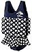 Konfidence Floatsuit (2-3 Years, Navy Polka Dot)