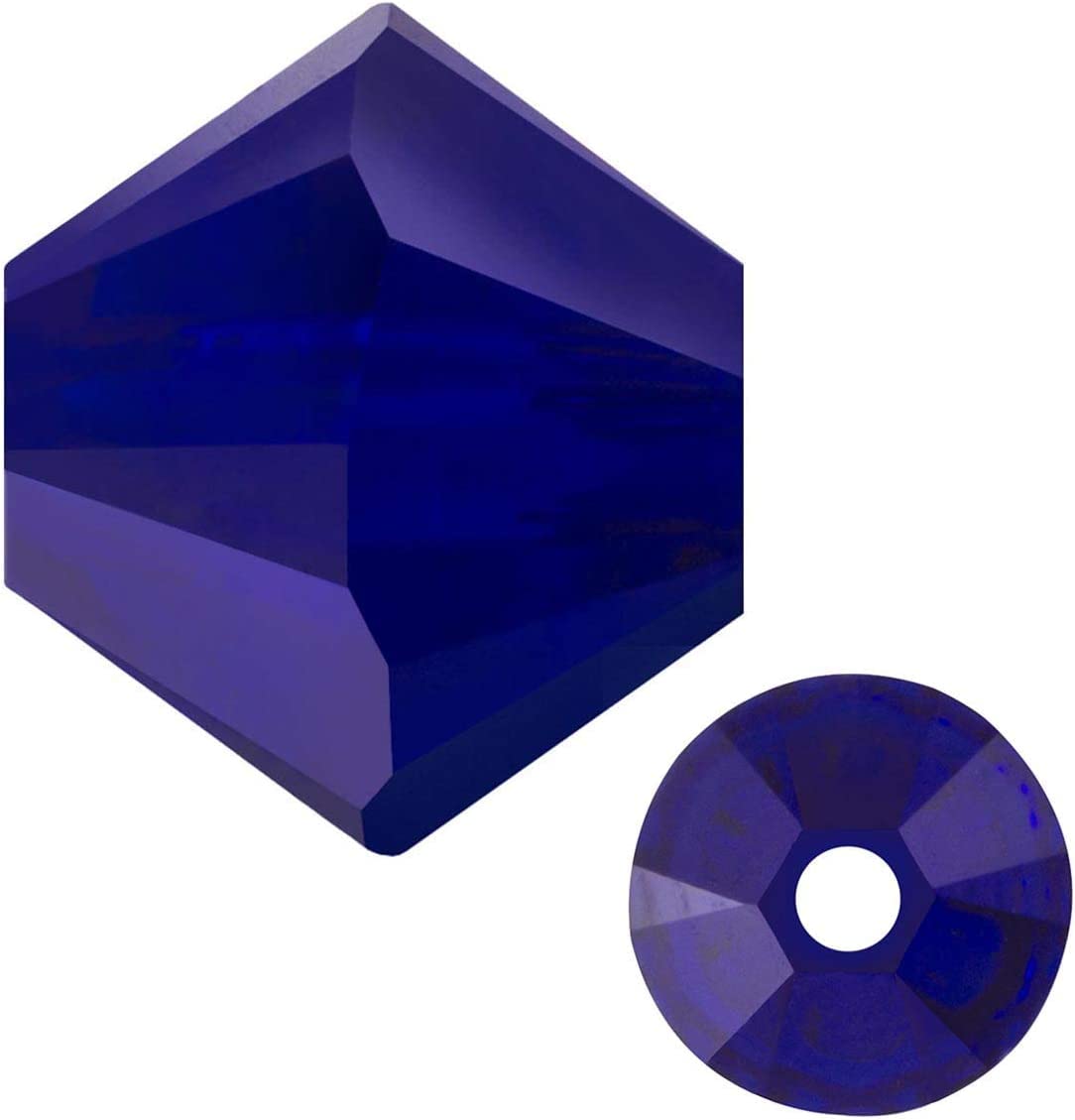 Perlin 40x Assorted Colours Czech Preciosa CZ Crystal Bicone Beads 4 x 4 mm
