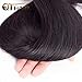 QTHAIR 12A Unprocessed Indian Virgin Hair Straight 3 Bundles (10