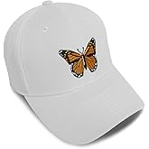 Custom Baseball Caps for Men & Women Embroidered Monarch Butterfly Embroidery Ladies & Men Baseball Hats