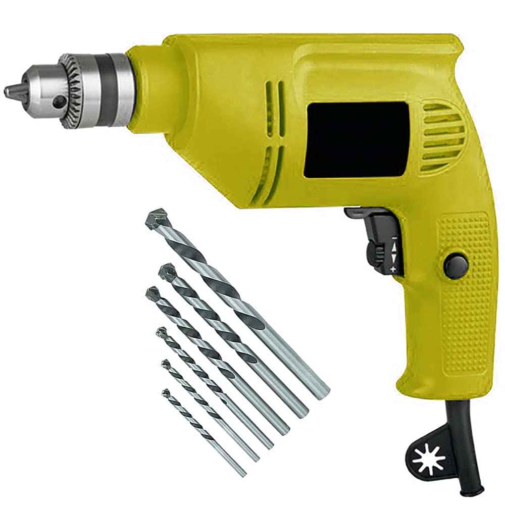 10mm drilling machine 2600rpm 300W 400W with 5Pcs Hss Bit (10 mm