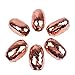 Teemico 60m 6 Rolls Rose Gold Ribbon Gift Ribbon Curling Ribbon for Wedding Birthday Party Decor Balloons Accessories Gifts (Rose Gold)