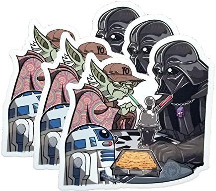 DTFO Vader x Yoda Die Cut Vinyl Sticker 3 Pack