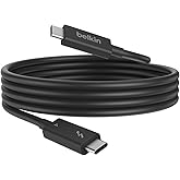 Belkin Thunderbolt 4 Cable, 100W PD, 2M, USB4 Compliant | Intel Thunderbolt certified, compatible with Thunderbolt 3, MacBook