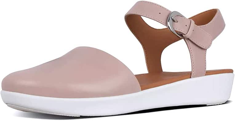 Amazon.com | FitFlop Women's Cova Ii Closed-Toe Sandals Ballet Flat | Flip-Flops