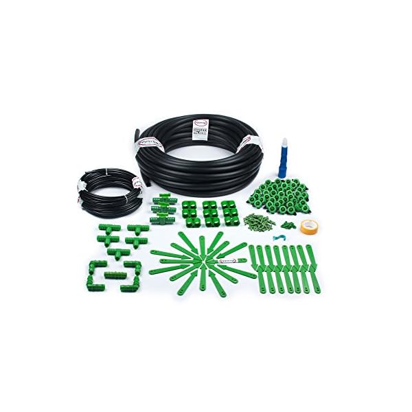 M DripKit Drip Irrigation Garden Watering 50 Plants Drip Kit (16mm Main Supply Line Pipe-25 Meters; 4mm Feeder Line Pipe…