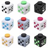 Fidget Cube Relieves Stress and Anxiety , Increase Attention, Anti Stress, Relax and Entertain, Great for ADHD, Autism and Asperger, For Focus, Calm Anxiety, and Break Nervous Habits