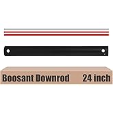 BOOSANT 24 INCH Ceiling Fan Downrod With Extended Wires,1 inch Outside Diameter, Extension Rod Only Ceiling Fans Compatible, 