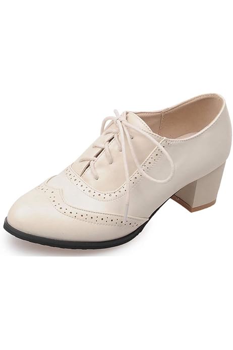vintage style oxford heels