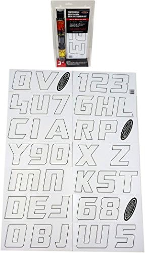 Hardline Products Series 900 Decal Kit with Sticker-On!/Off! & Squeege - White900