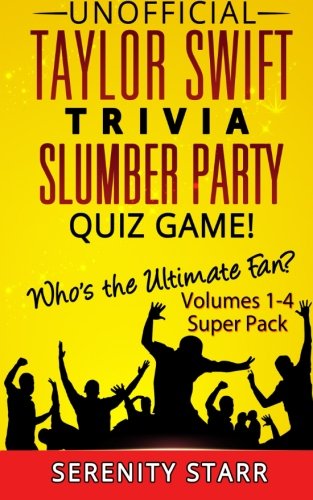 Unofficial taylor swift trivia slumber party quiz game …