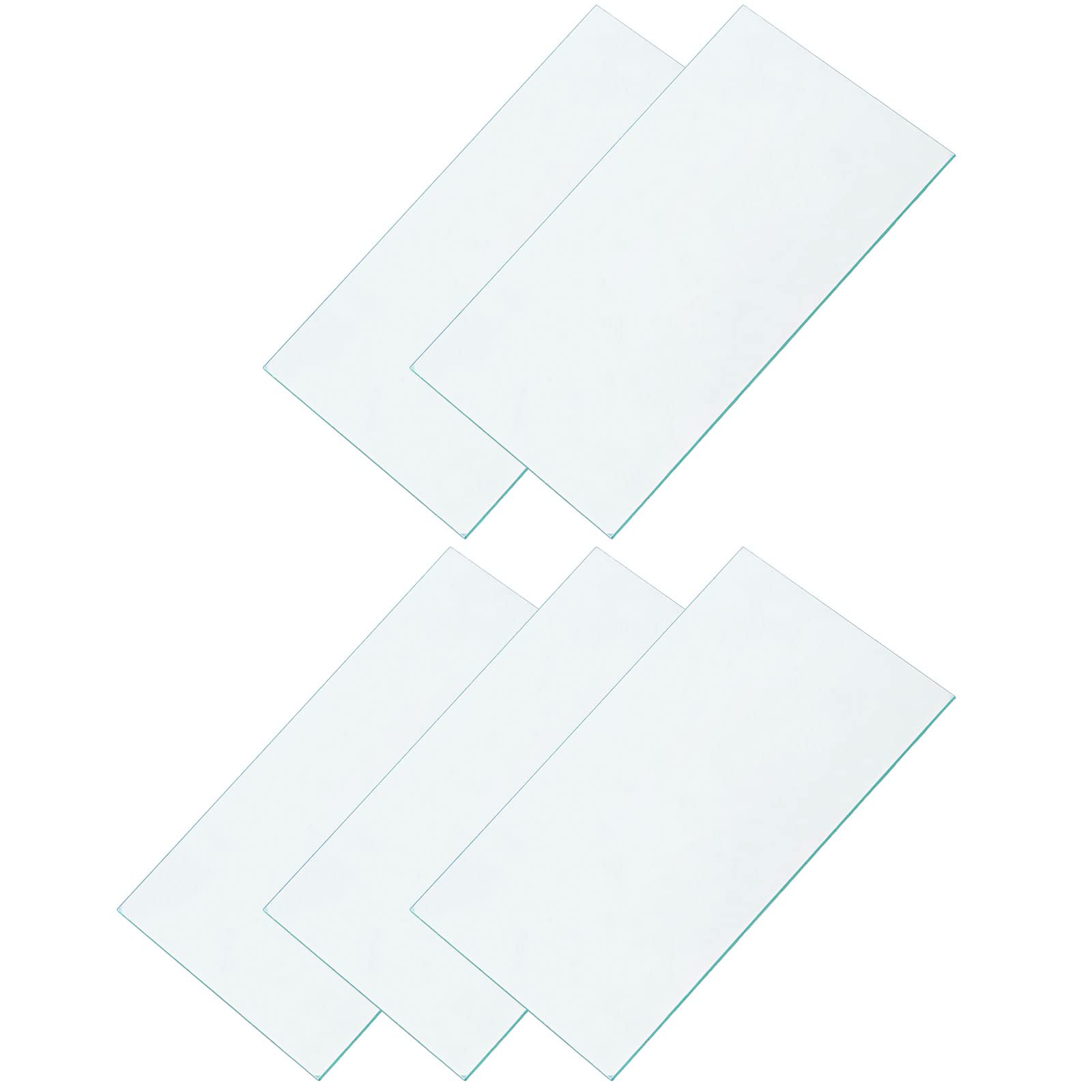 CoCud Welding Helmet Outer Cover Lens, 4.15"x2.59"x0.03" Total Size, Plastic Welding Replacement Lens Filter Covers for Darkening Welding Protective Lens Helmet Accessories, 5-Pieces